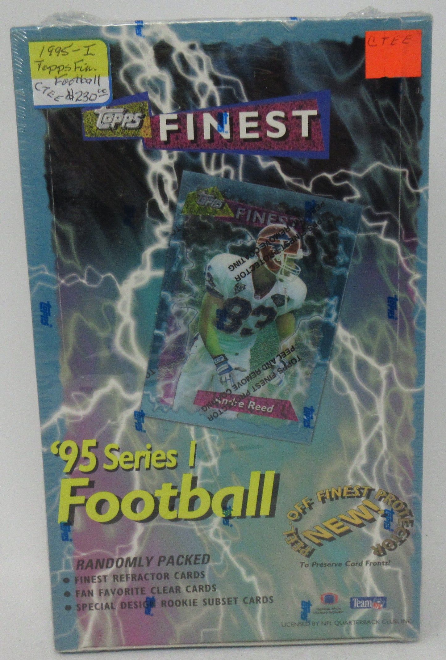 1995 Topps Finest Football Series 1 Box (Hobby) (24/6)