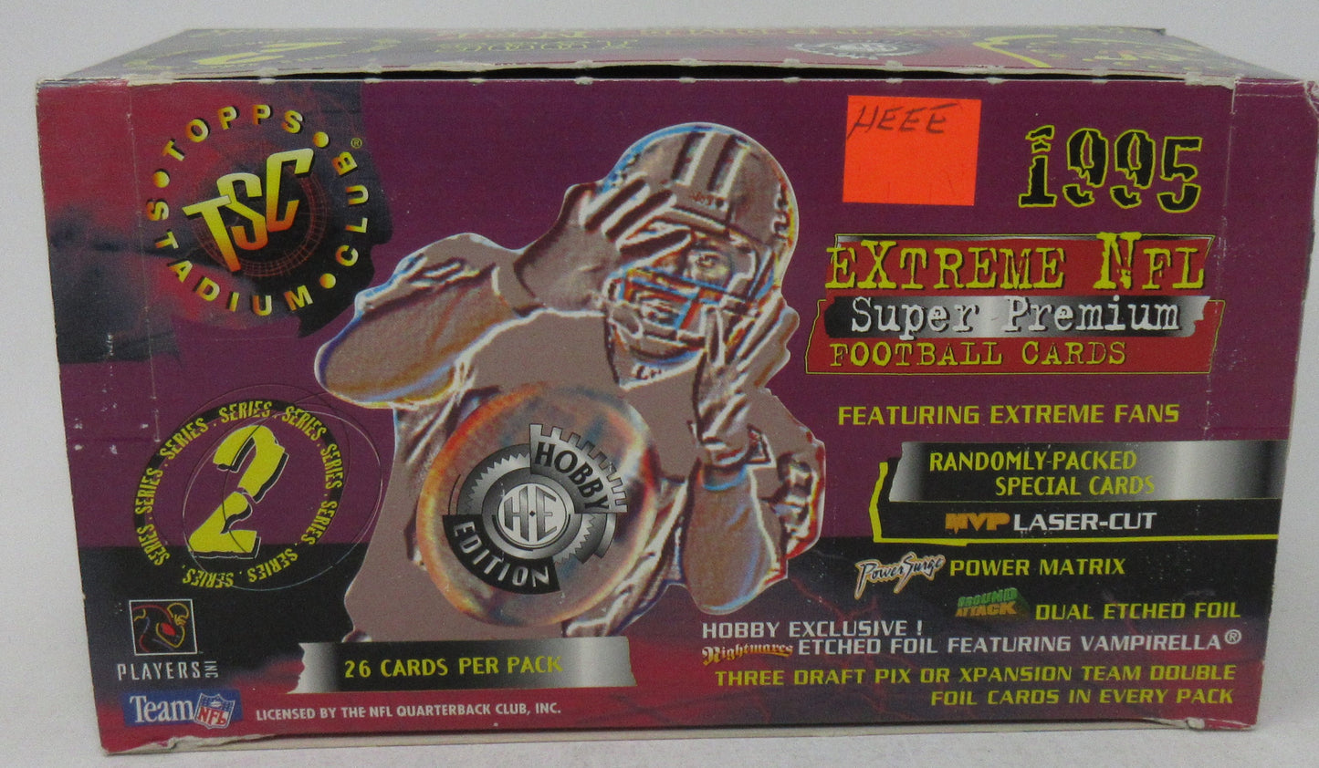 1995 Topps Stadium Club Football Series 2 Jumbo Box (Hobby) (12/26)