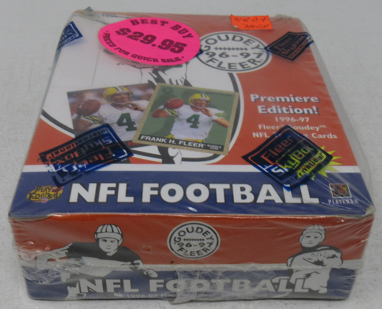1996 Fleer Goudey Premiere Edition Football Box (Retail)