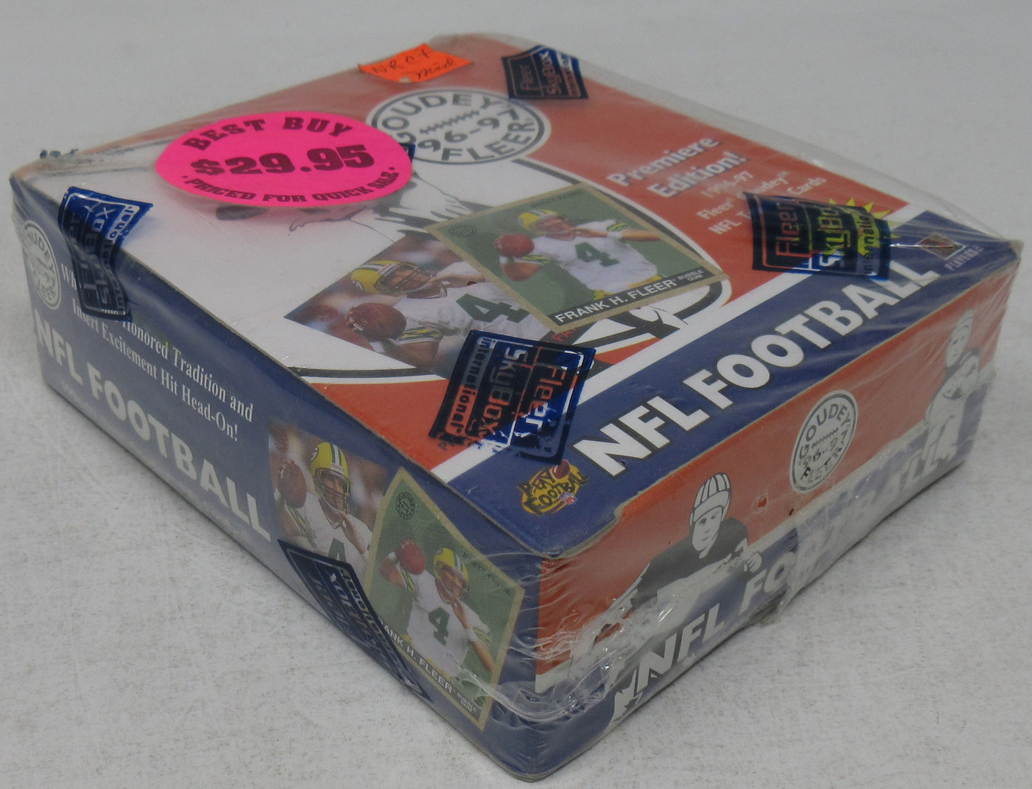 1996 Fleer Goudey Premiere Edition Football Box (Retail)