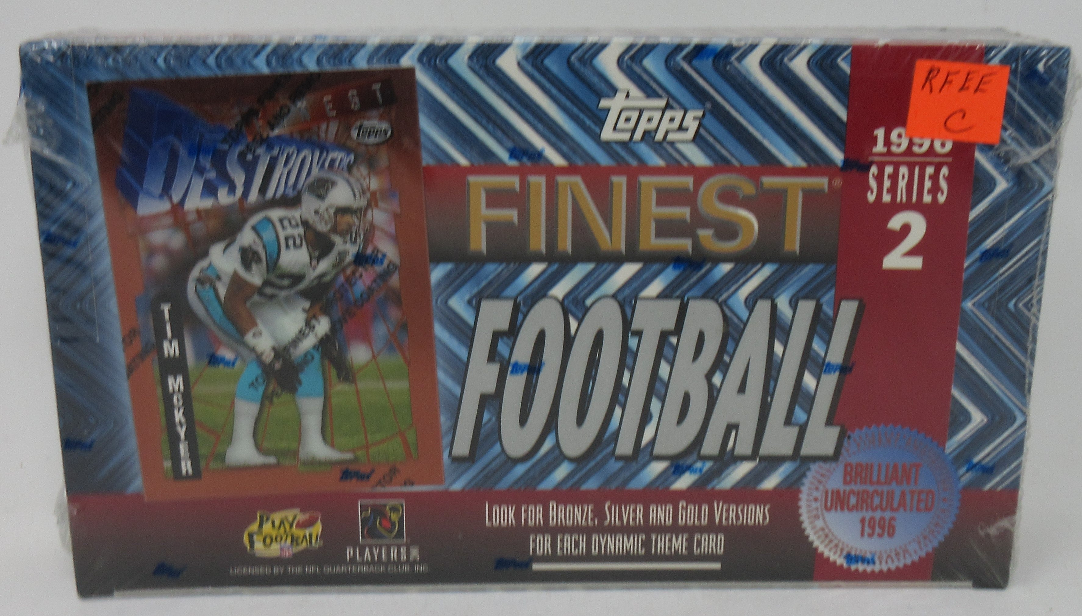 1996 Topps Finest Football Series 2 Box (Hobby) (24/6)