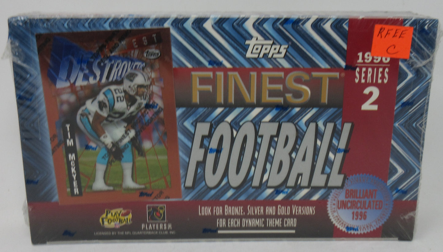 1996 Topps Finest Football Series 2 Box (Hobby) (24/6)