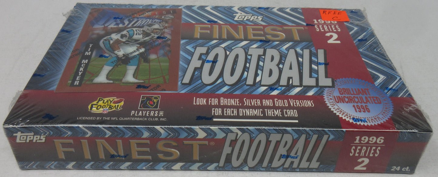 1996 Topps Finest Football Series 2 Box (Hobby) (24/6)