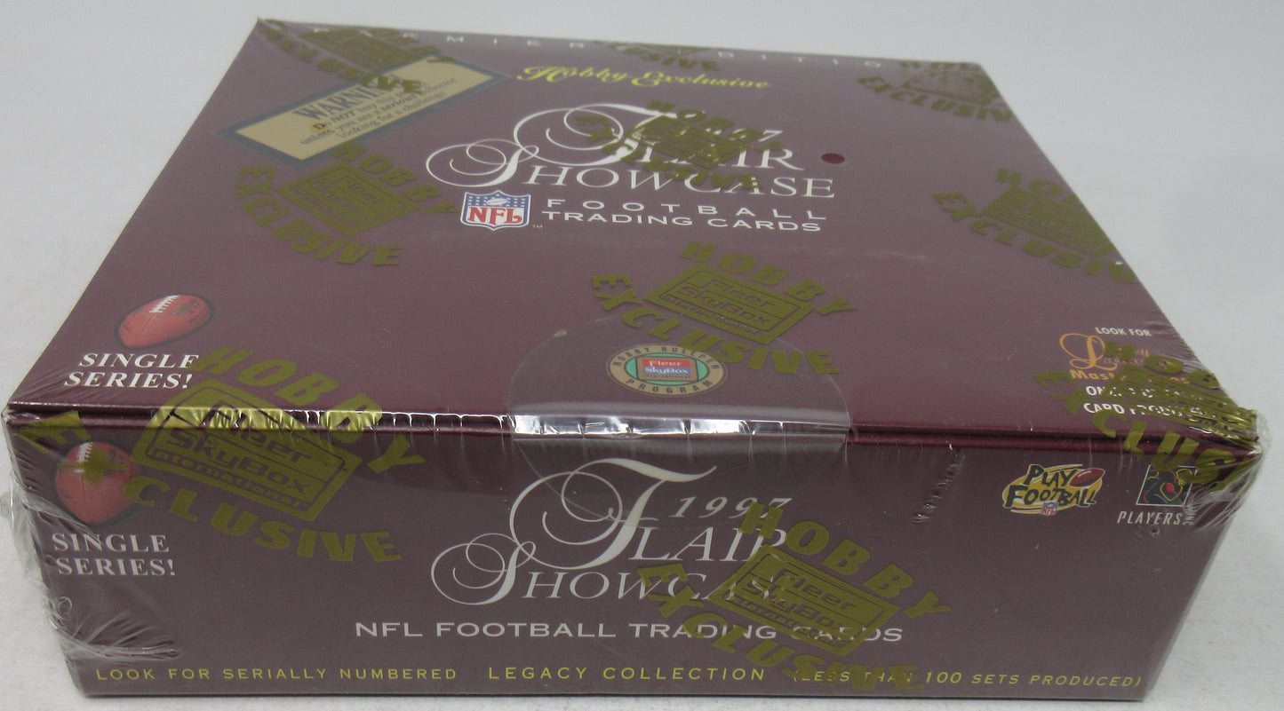 1997 Fleer Flair Showcase Football Box (Hobby) (24/5)