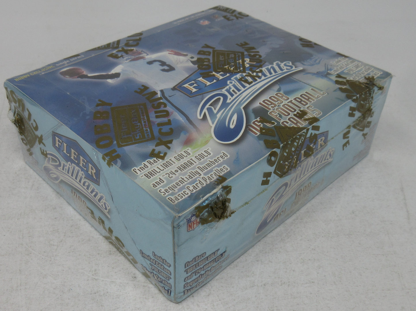 1998 Fleer Brilliants Football Box (Hobby) (24/5)
