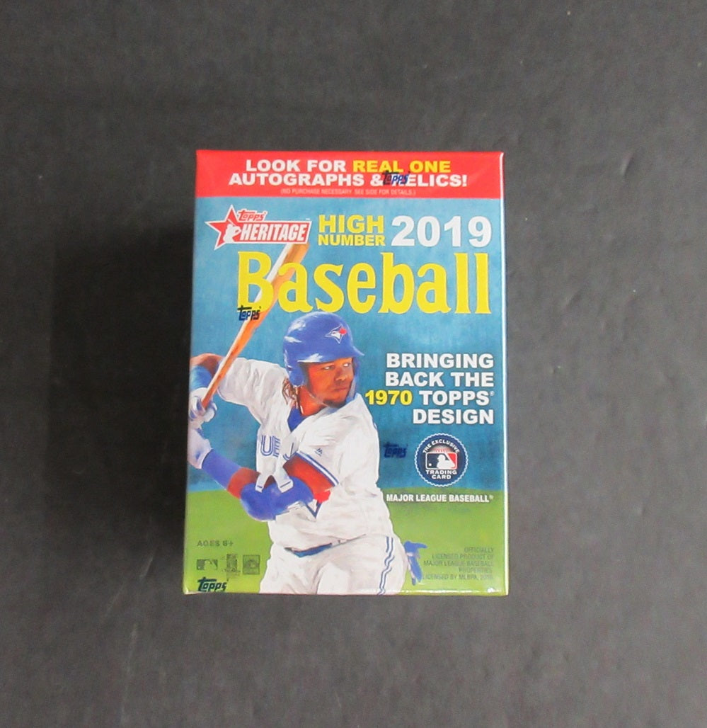 2019 Topps Heritage High Number Baseball Blaster Box (8/9)