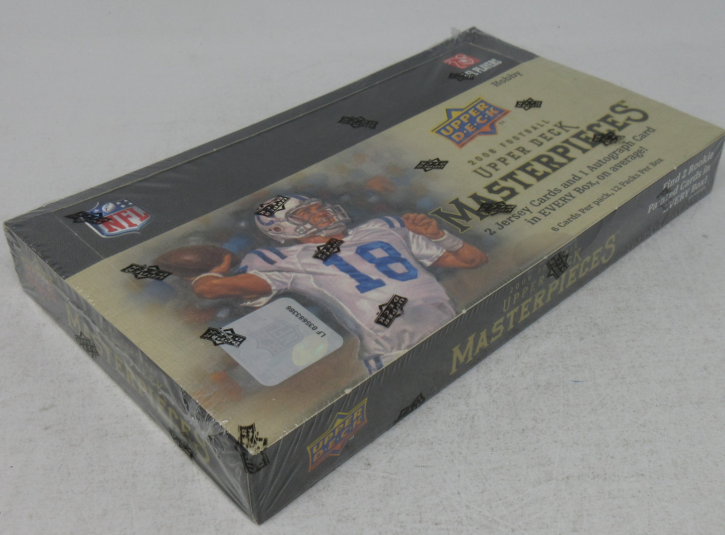 2008 Upper Deck Masterpieces Football Box (Hobby) (12/6)