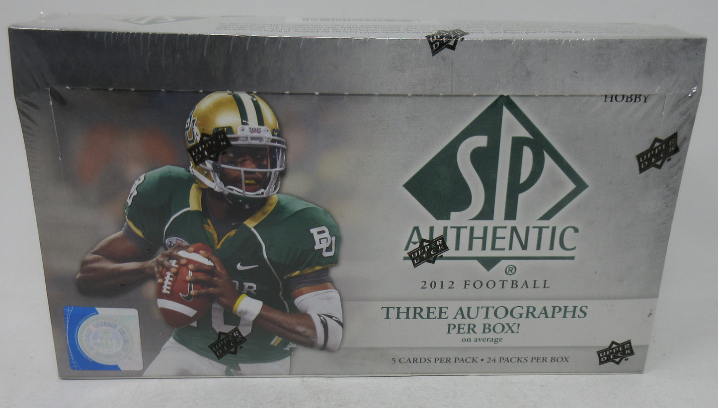 2012 Upper Deck SP Authentic Football Box (Hobby)