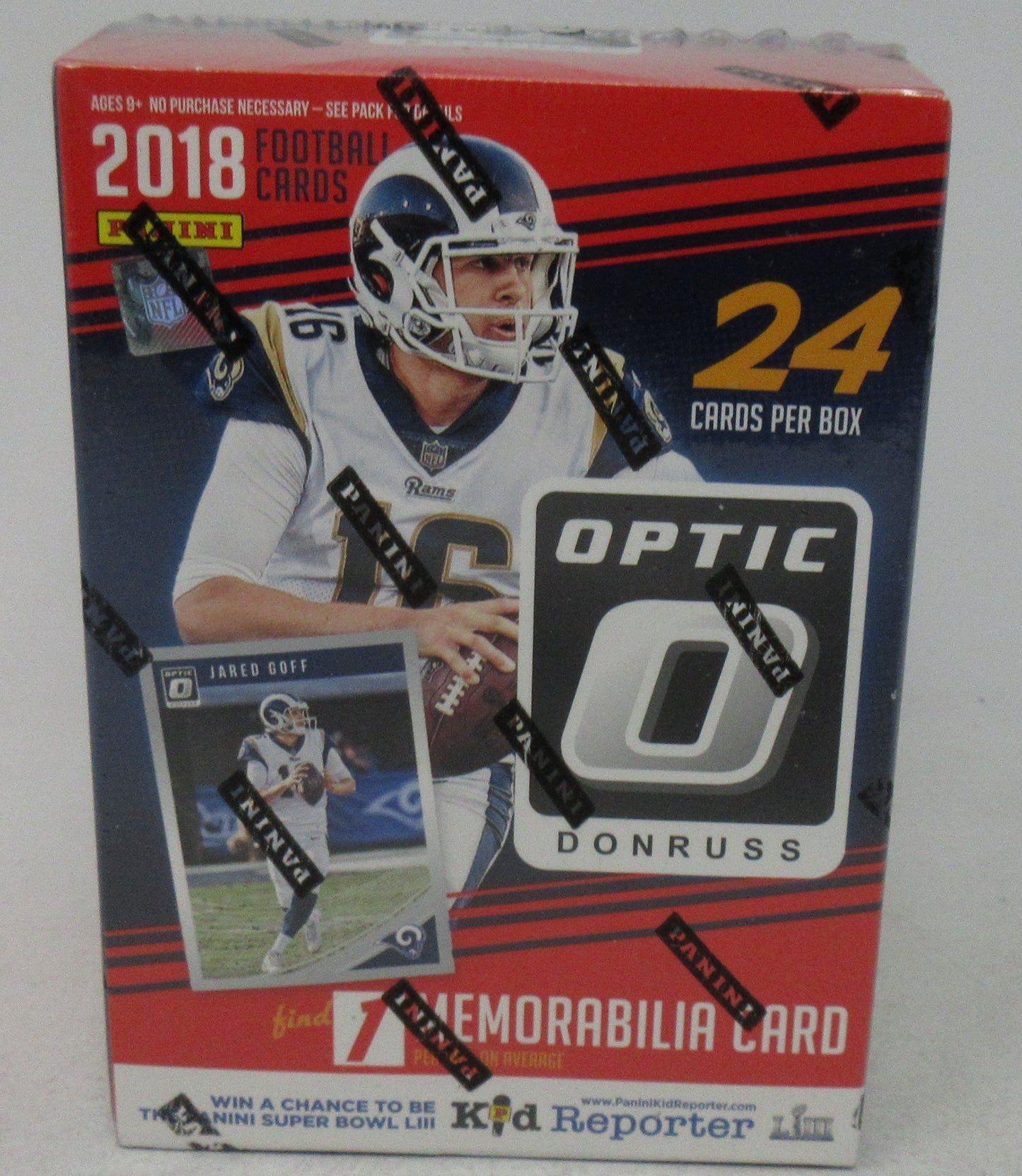 2018 Panini Donruss Optic Football Blaster Box (6/4)