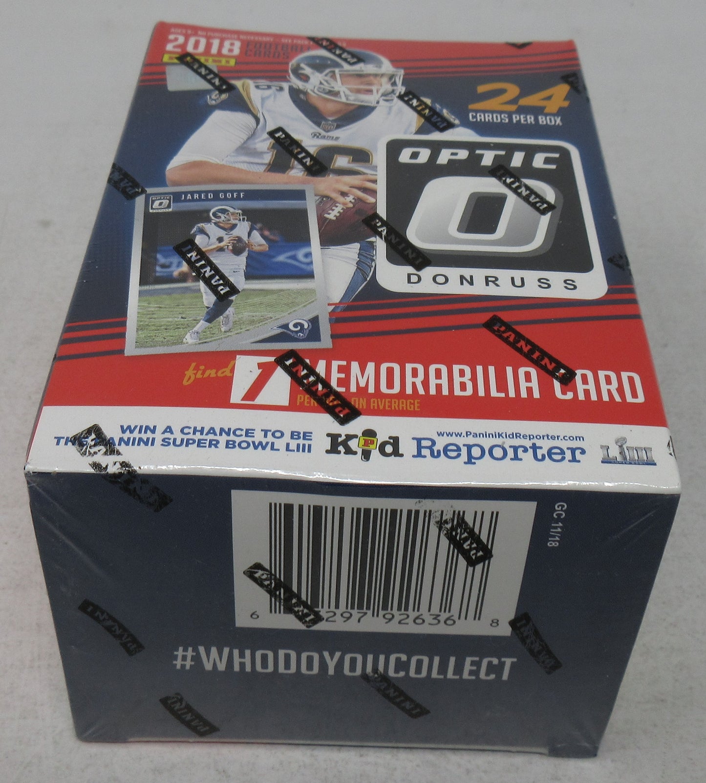 2018 Panini Donruss Optic Football Blaster Box (6/4)