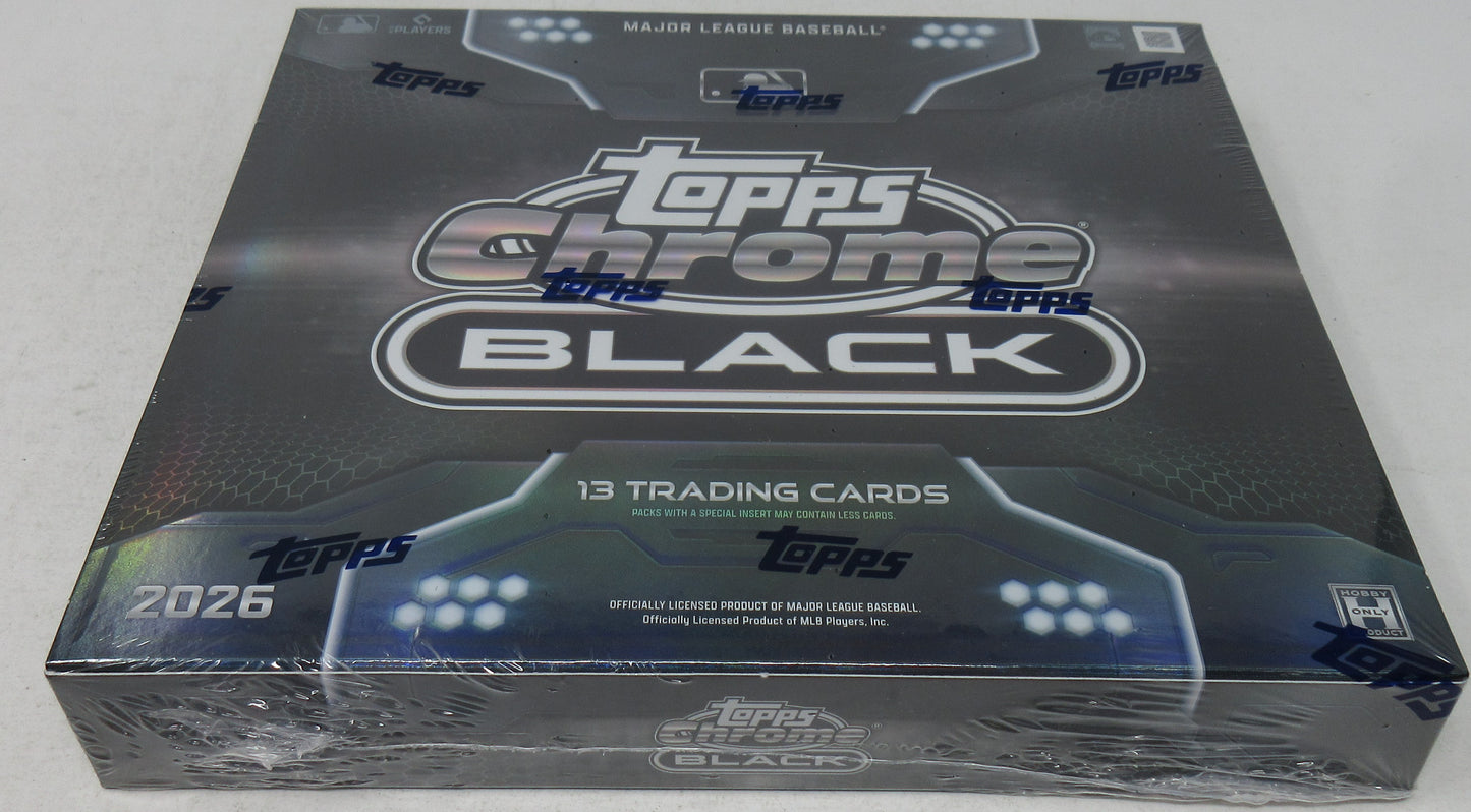 2026 Topps Chrome Black Baseball Box (Hobby) (1/13)