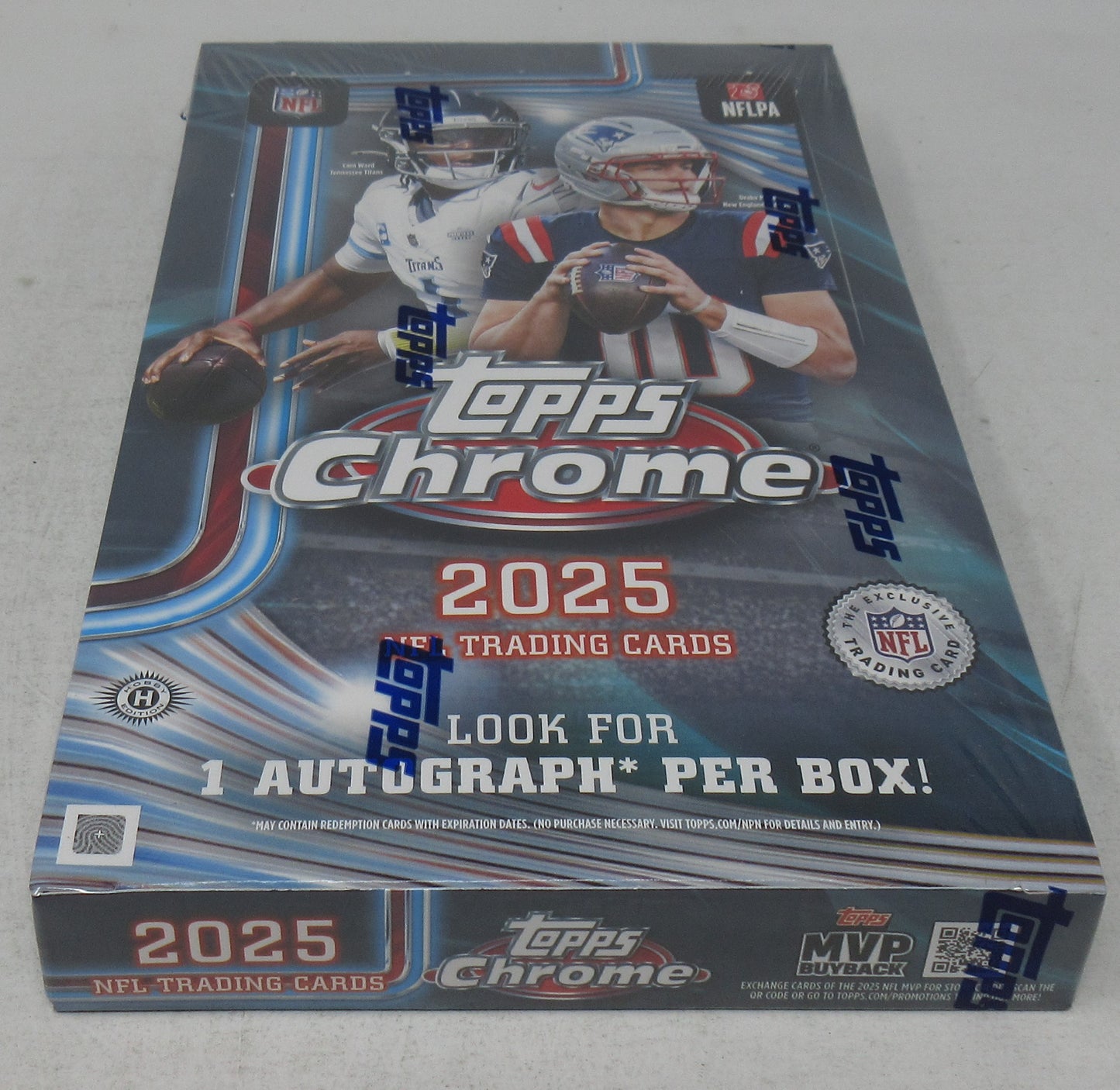 2025 Topps Chrome Football Box (Hobby) (20/4)