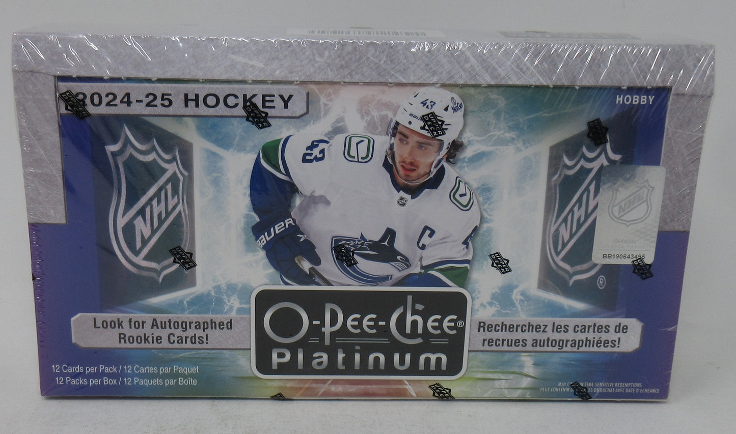 2024/25 Upper Deck OPC O-Pee-Chee Platinum Hockey Box (Hobby) (12/12)