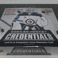 2024/25 Upper Deck Credentials Hockey Box (Hobby) (8/6)