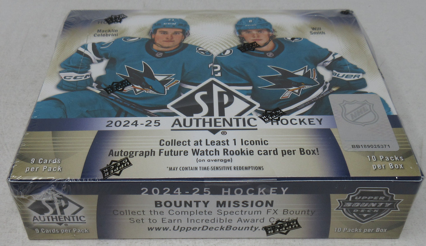 2024/25 Upper Deck SP Authentic Hockey Box (Hobby) (10/9)