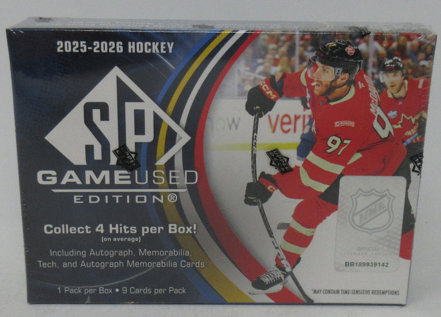 2025/26 Upper Deck SP Game Used Edition Hockey Box (Hobby) (1/9)