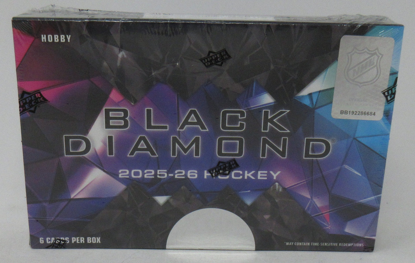2025/26 Upper Deck Black Diamond Hockey Box (Hobby) (1/6)
