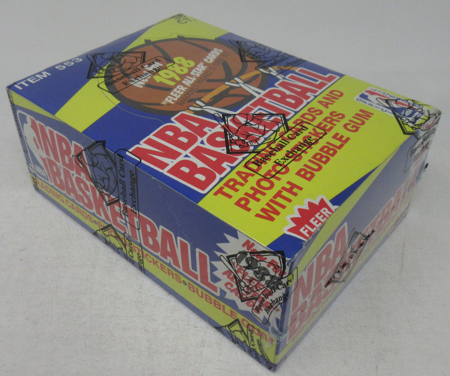 1988 1988/89 Fleer Basketball Unopened Wax Box (BBCE) (A14930)
