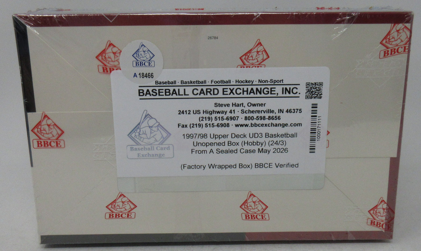 1997/98 Upper Deck NBA UD3 Basketball Box (24/3) (FASC)