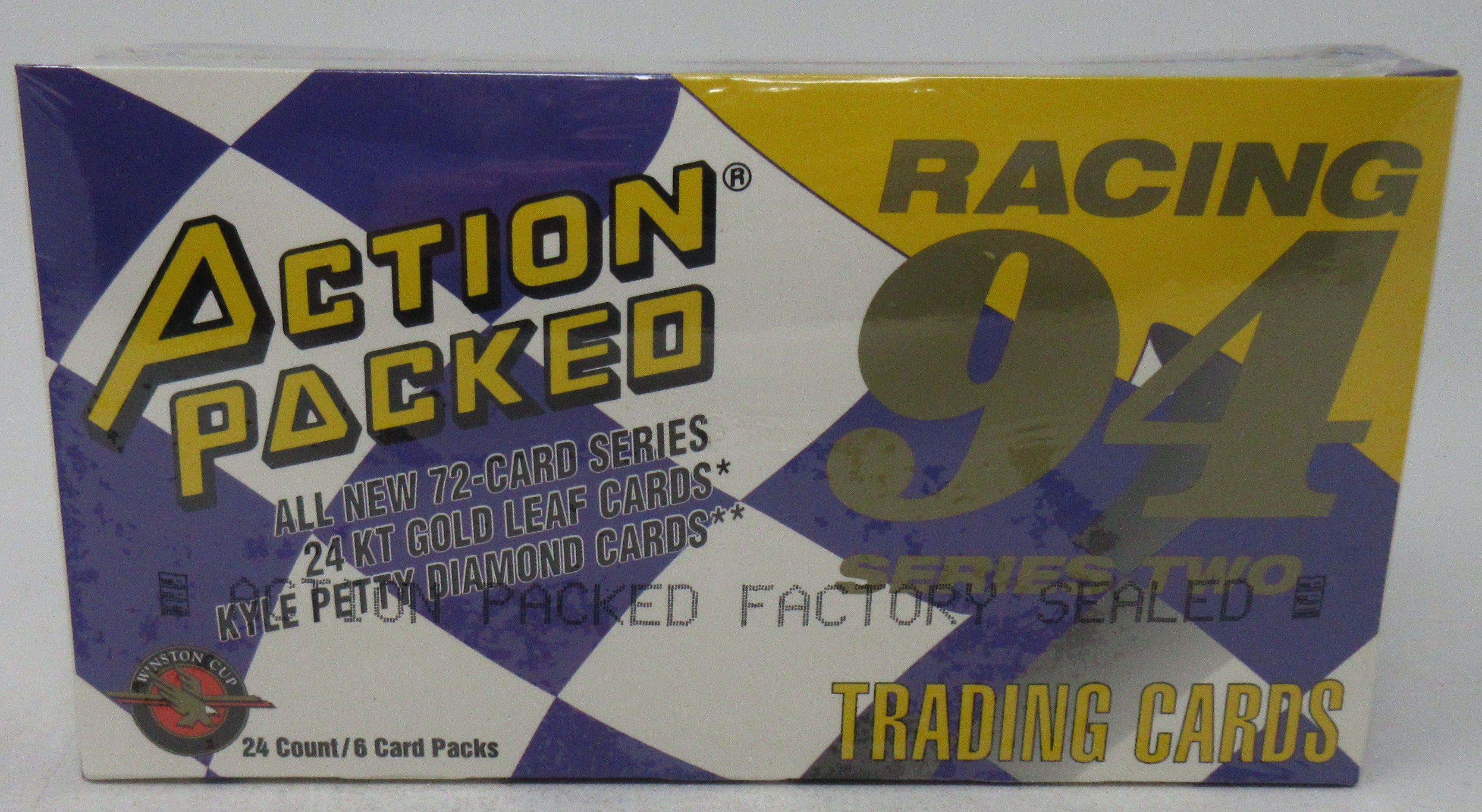 1994 Action Packed Racing Race Cards Series 2 Box (24/6)