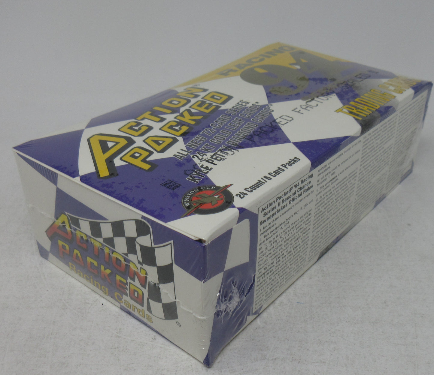 1994 Action Packed Racing Race Cards Series 2 Box (24/6)