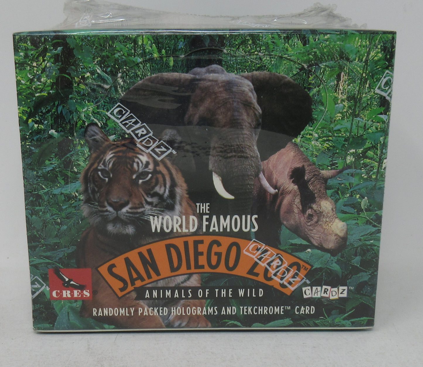 1993 Cardz The World Famous San Diego Zoo Animals of the Wild Box (36/8)