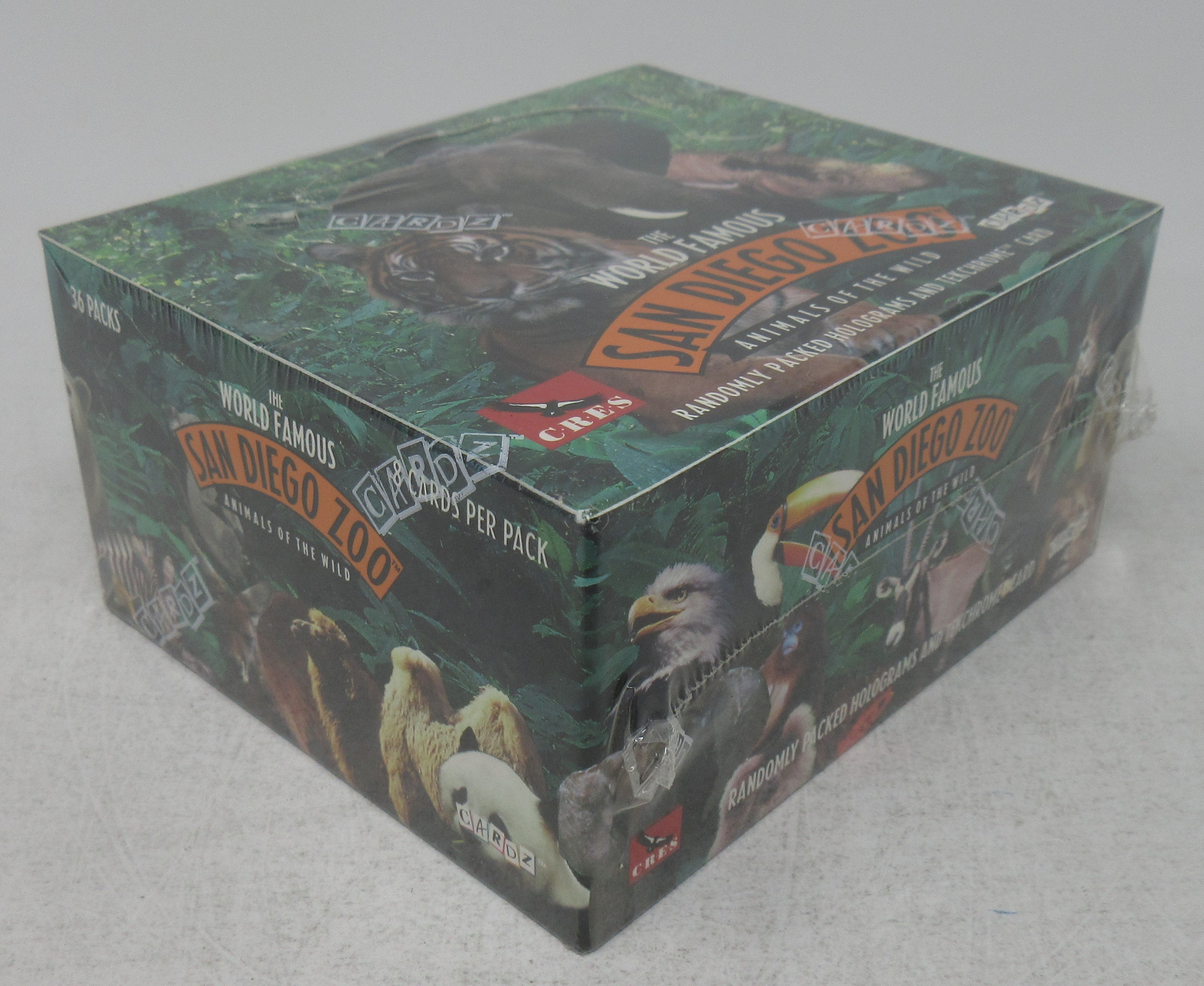 1993 Cardz The World Famous San Diego Zoo Animals of the Wild Box (36/8)