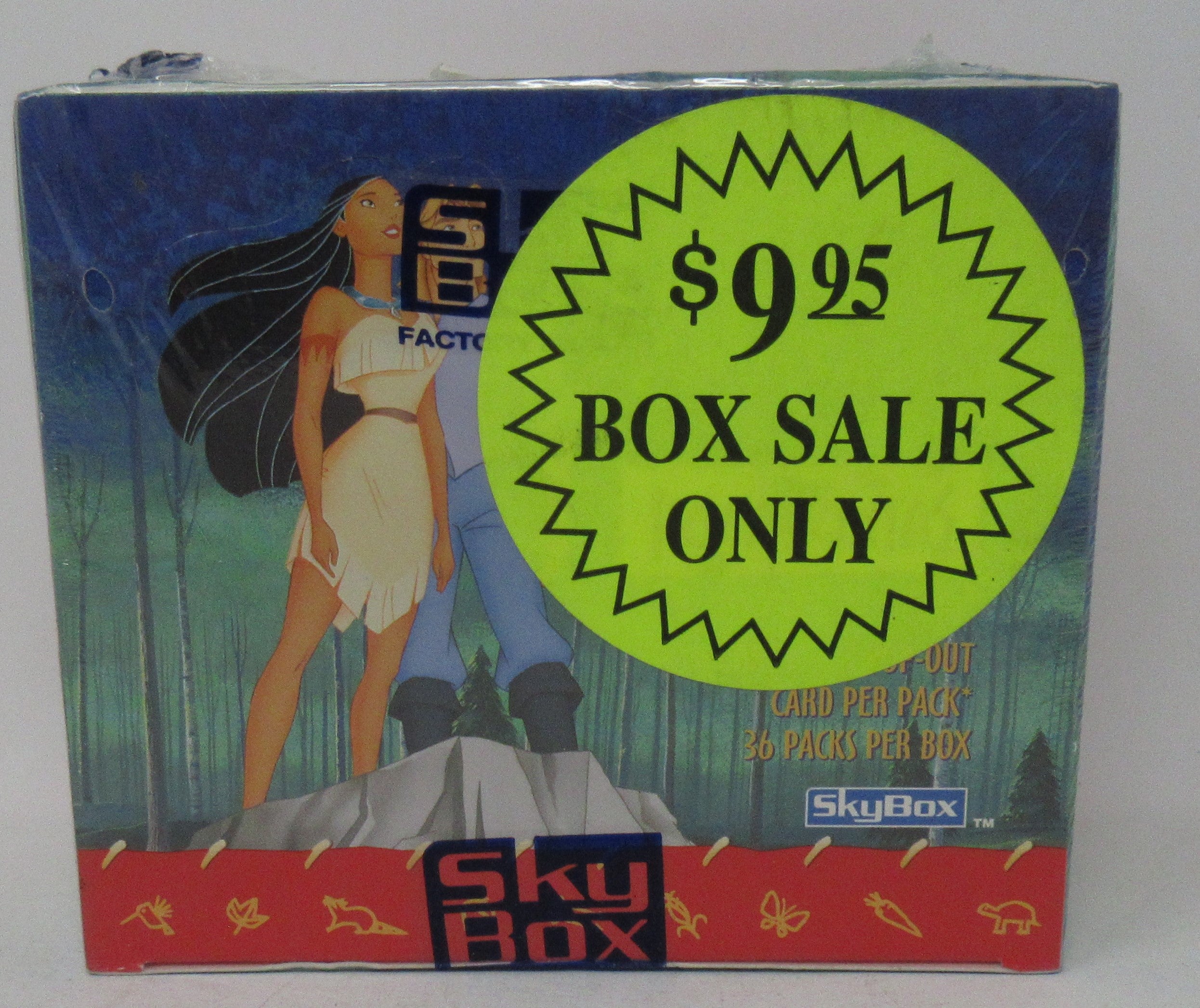 1995 Skybox Disney Pocahontas Box (36/8 and 1)