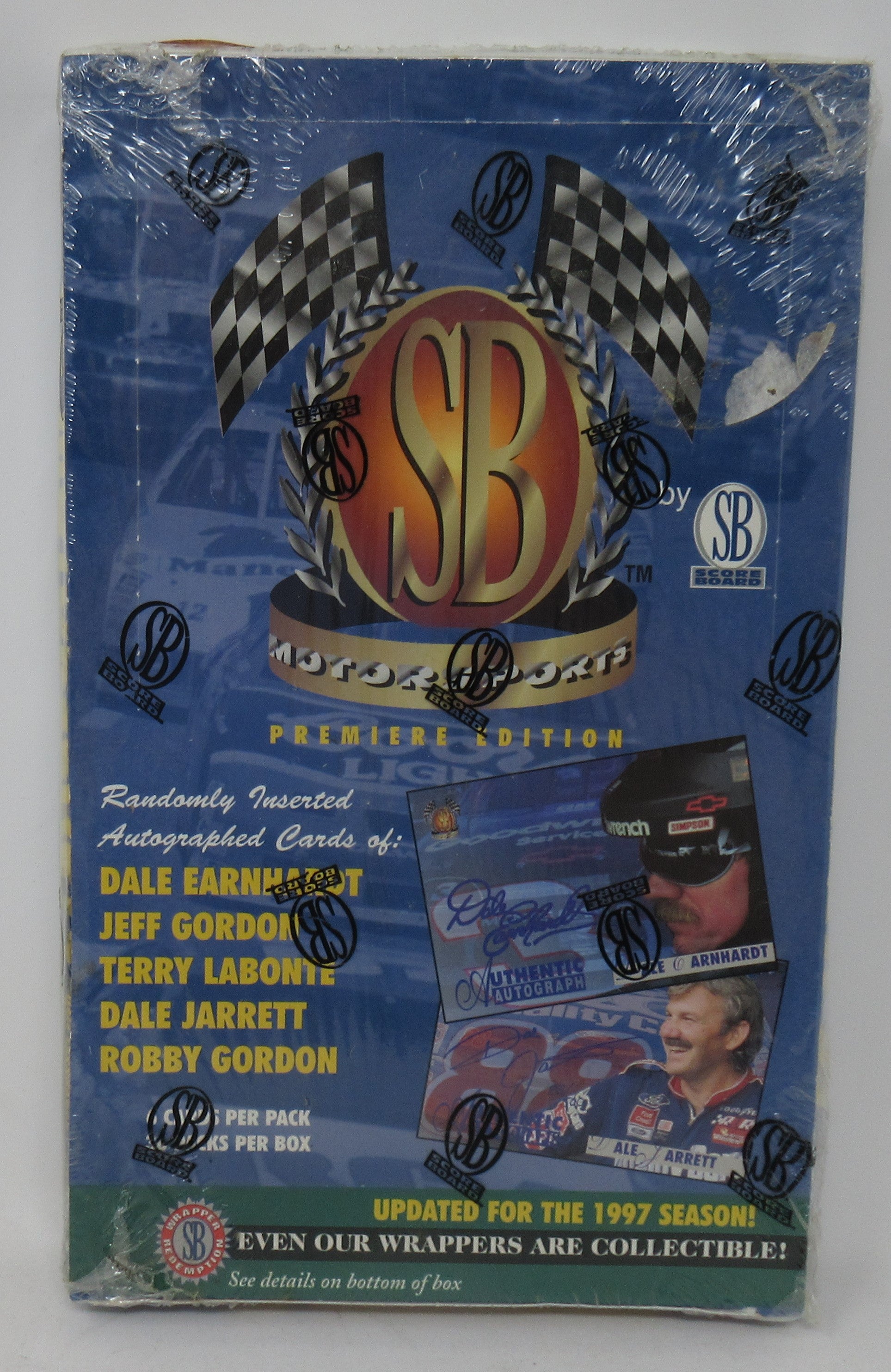 1997 Score Board Racing Motorsports Race Cards Box (36/6)