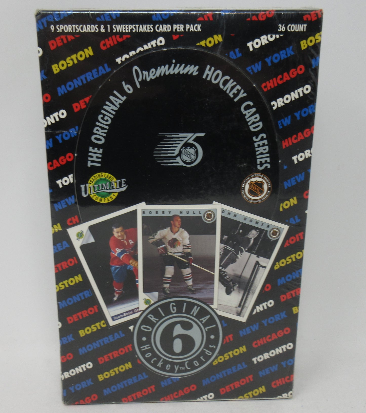 1992 1992/93 Ultimate The Original 6 Hockey Box (36/10)