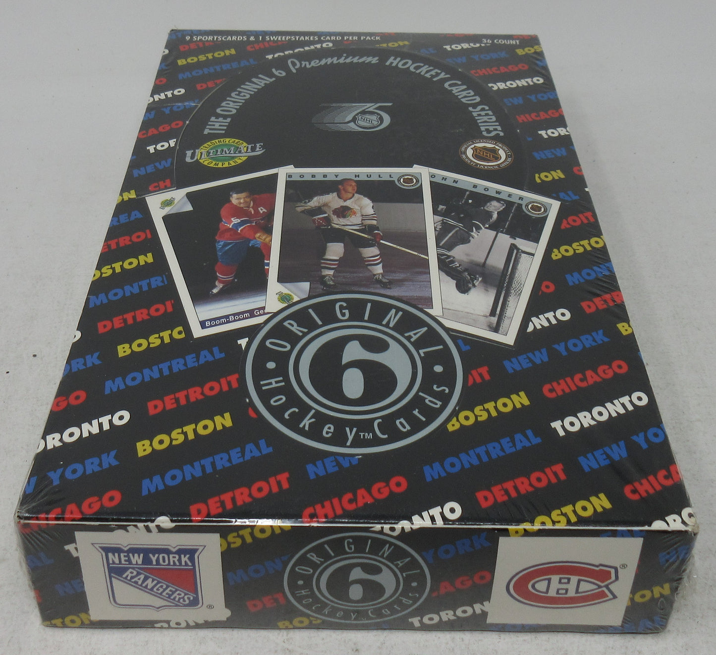 1992 1992/93 Ultimate The Original 6 Hockey Box (36/10)
