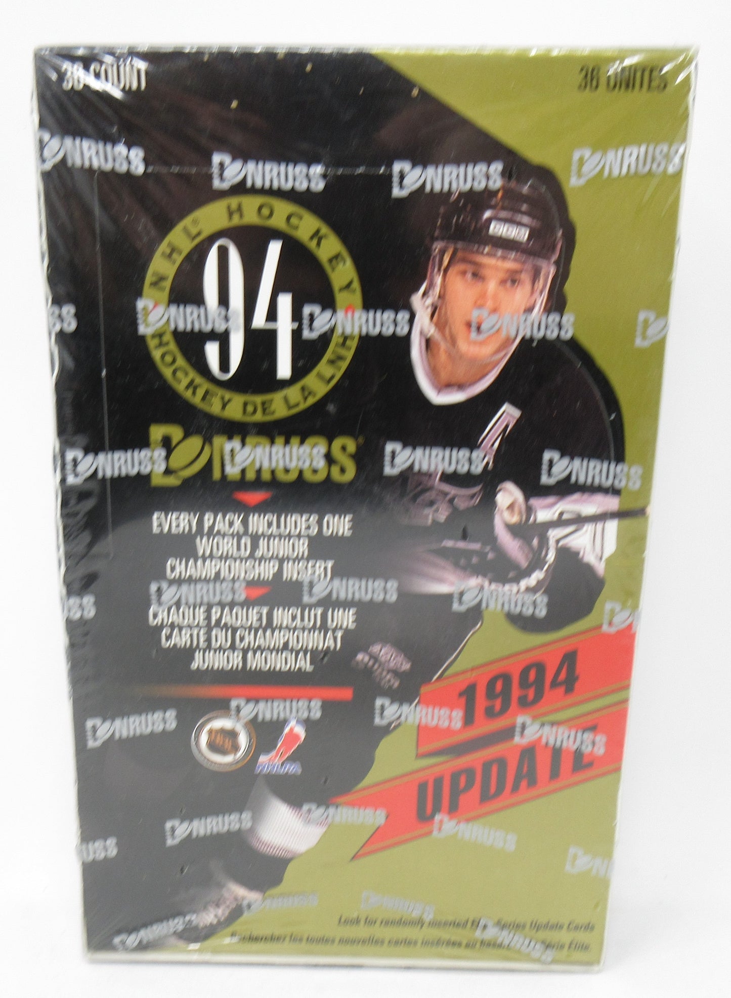 1993/94 Donruss Hockey Update Box (36/10)