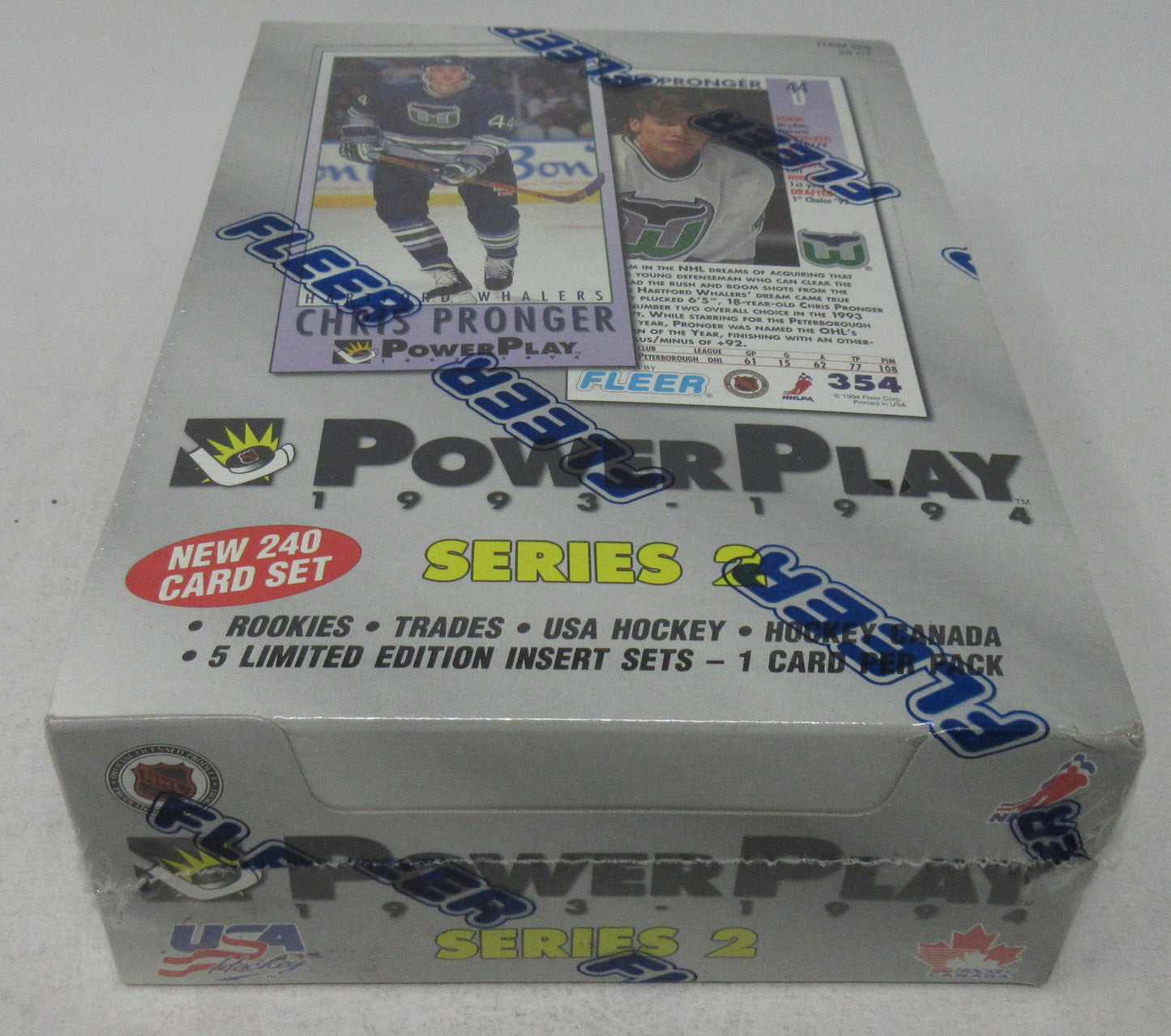 1993/94 Fleer Power Play Hockey Series 2 Box (36/12)
