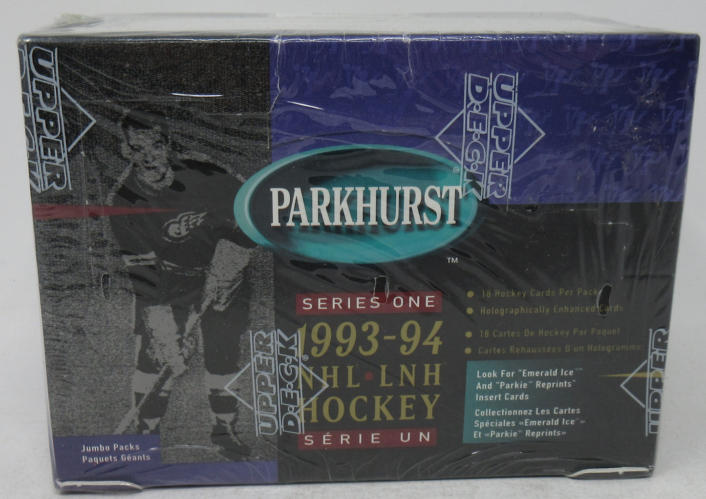 1993/94 Upper Deck Parkhurst Hockey Series 1 Jumbo Box (20/18)