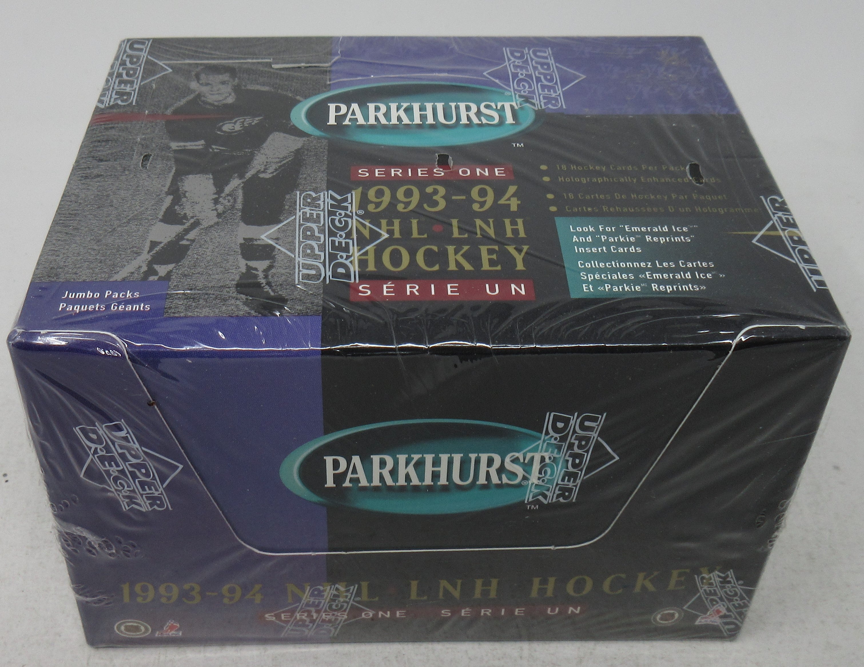 1993/94 Upper Deck Parkhurst Hockey Series 1 Jumbo Box (20/18)