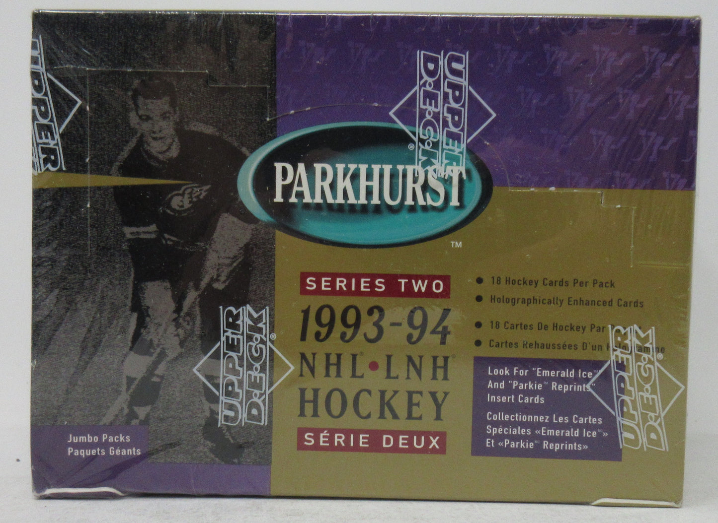 1993/94 Upper Deck Parkhurst Hockey Series 2 Jumbo Box (20/18)