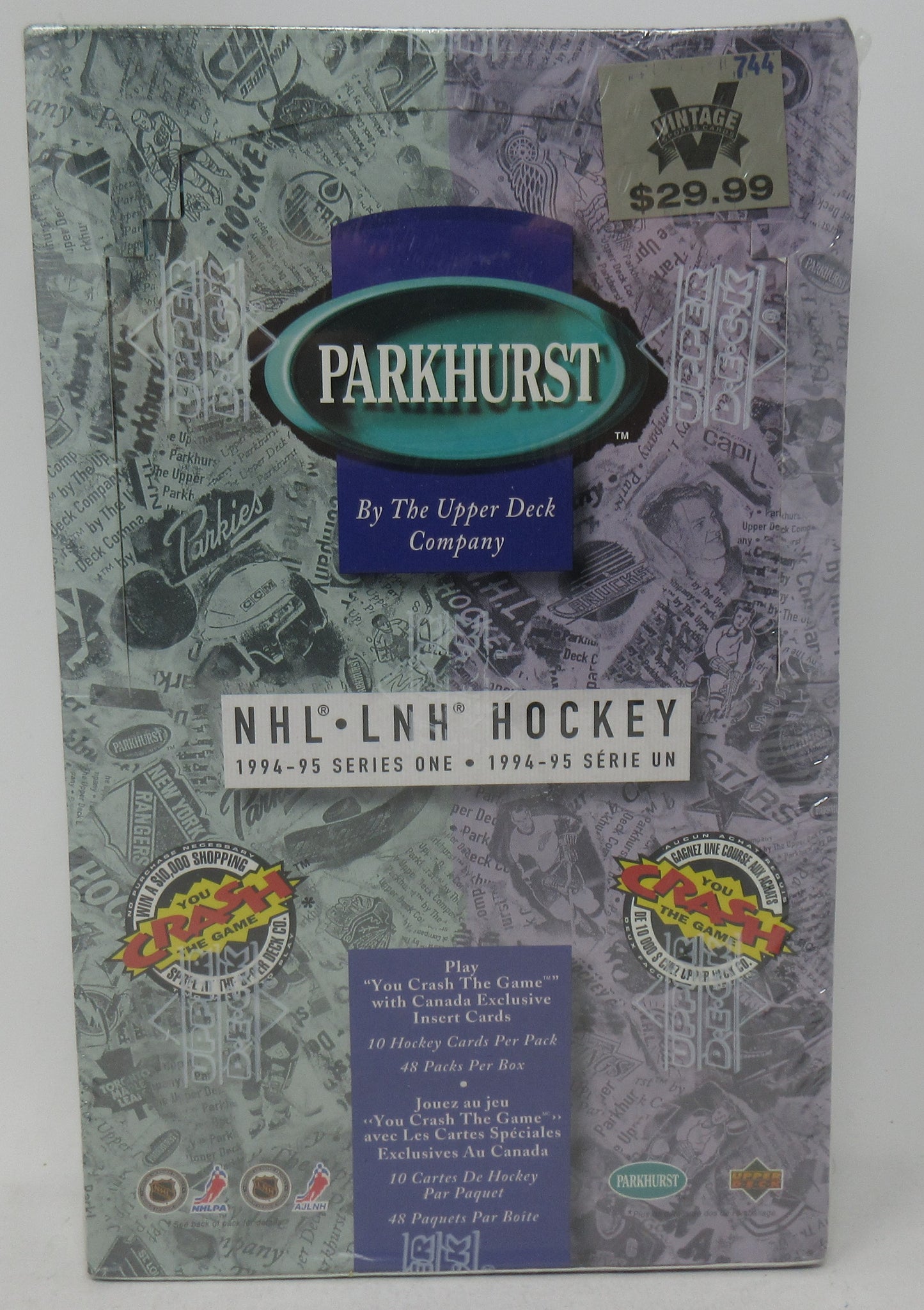 1994/95 Parkhurst Hockey Series 1 Box (Canada) (48/10)