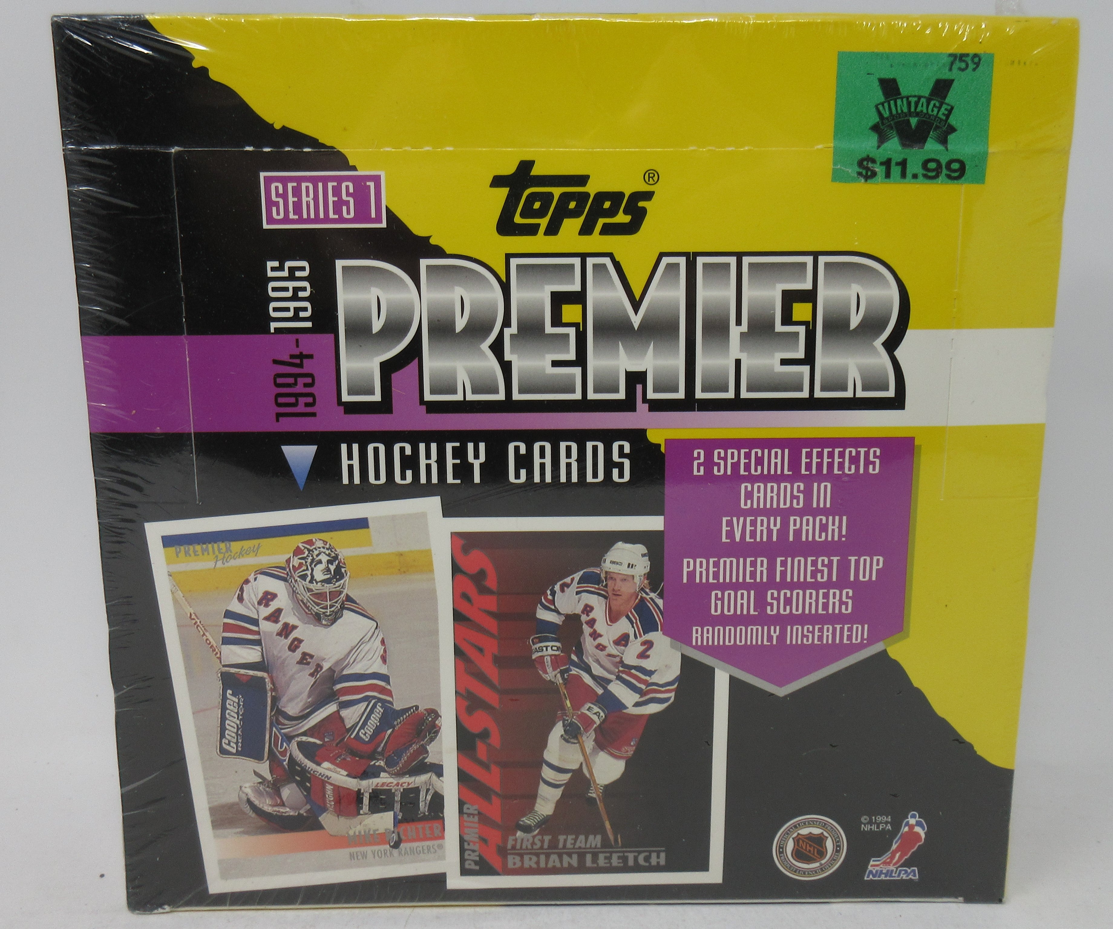 1994/95 Topps Premier Hockey Series 1 Jumbo Box (24/24)