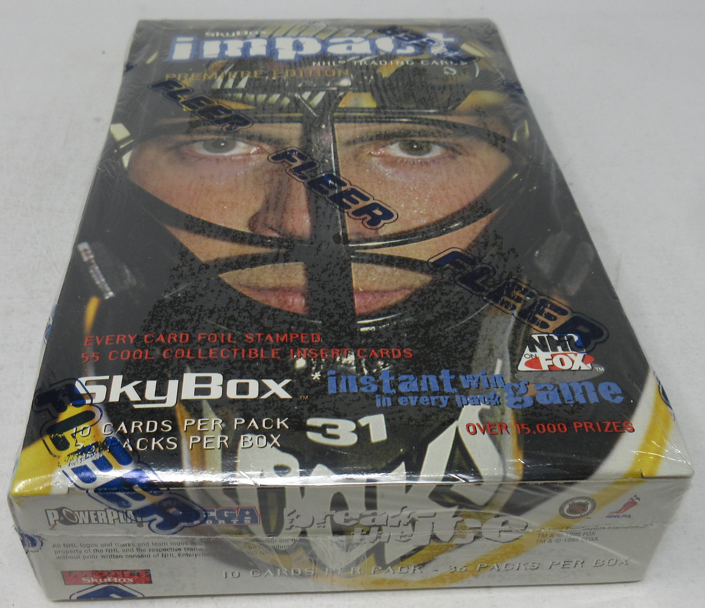 1995/96 Fleer Skybox Impact Hockey Box (36/10)