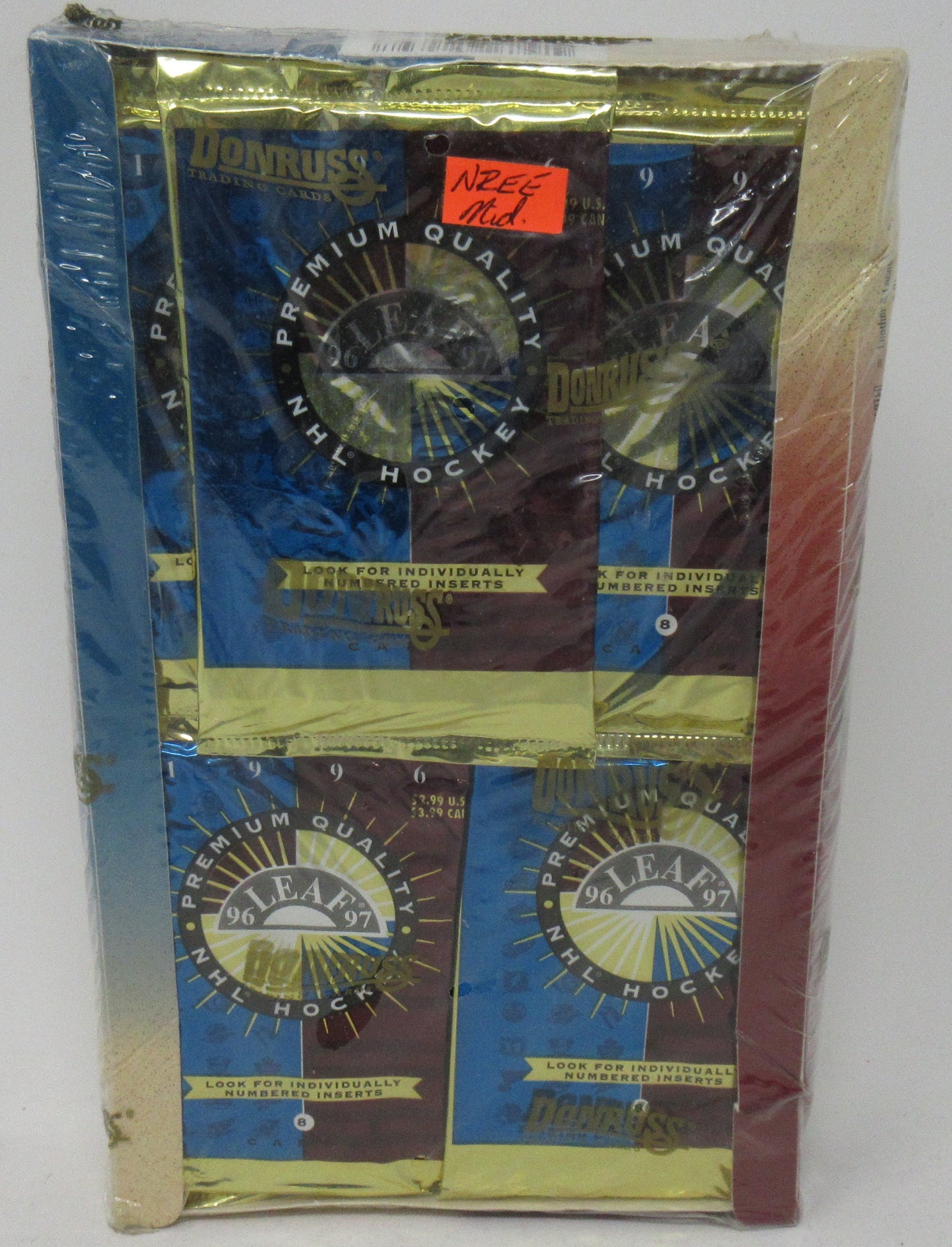 1996/97 Leaf Hockey Box (Retail) (Priced) (24/8)
