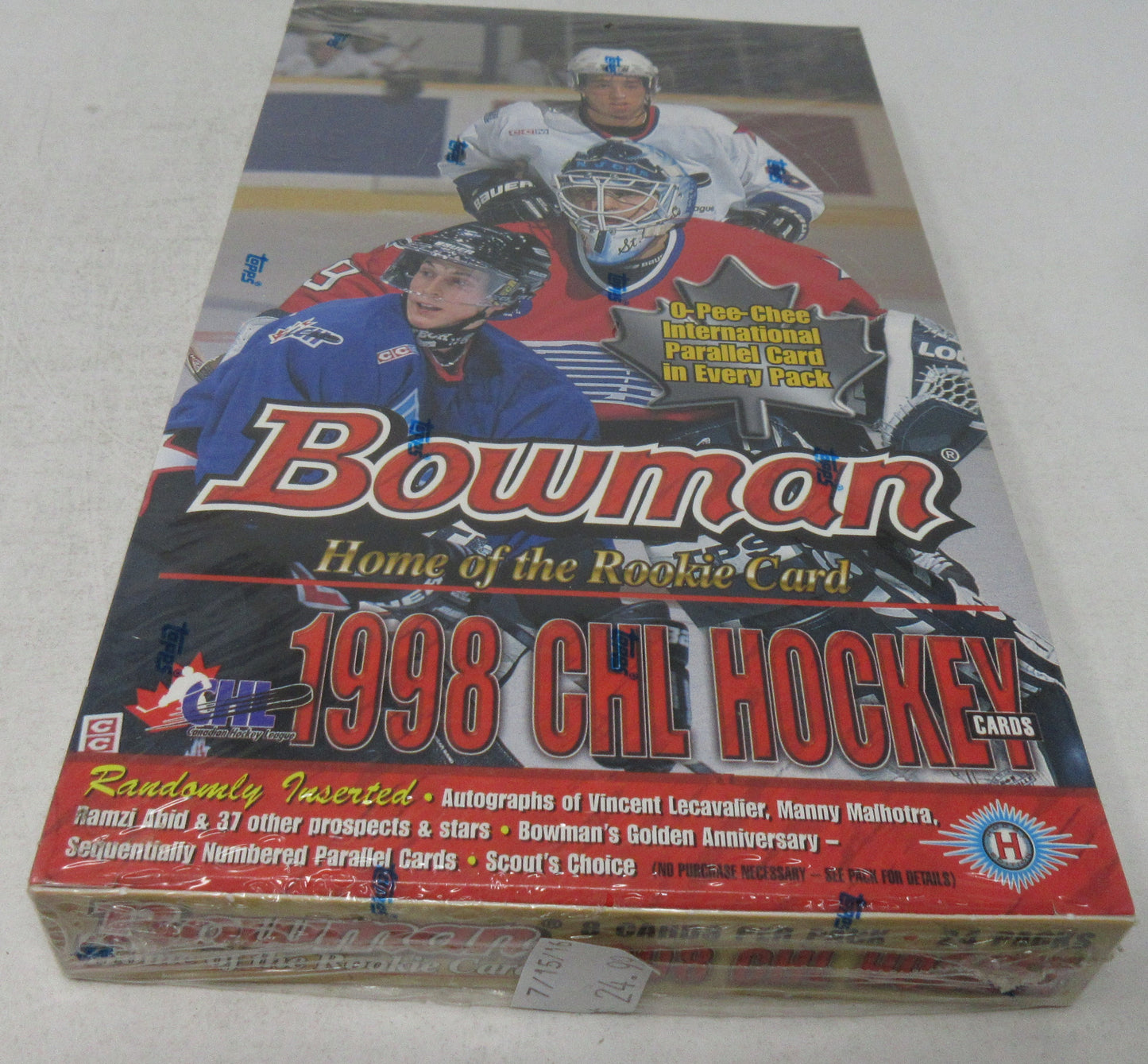 1998/99 Bowman CHL Hockey Box (Hobby) (24/8)