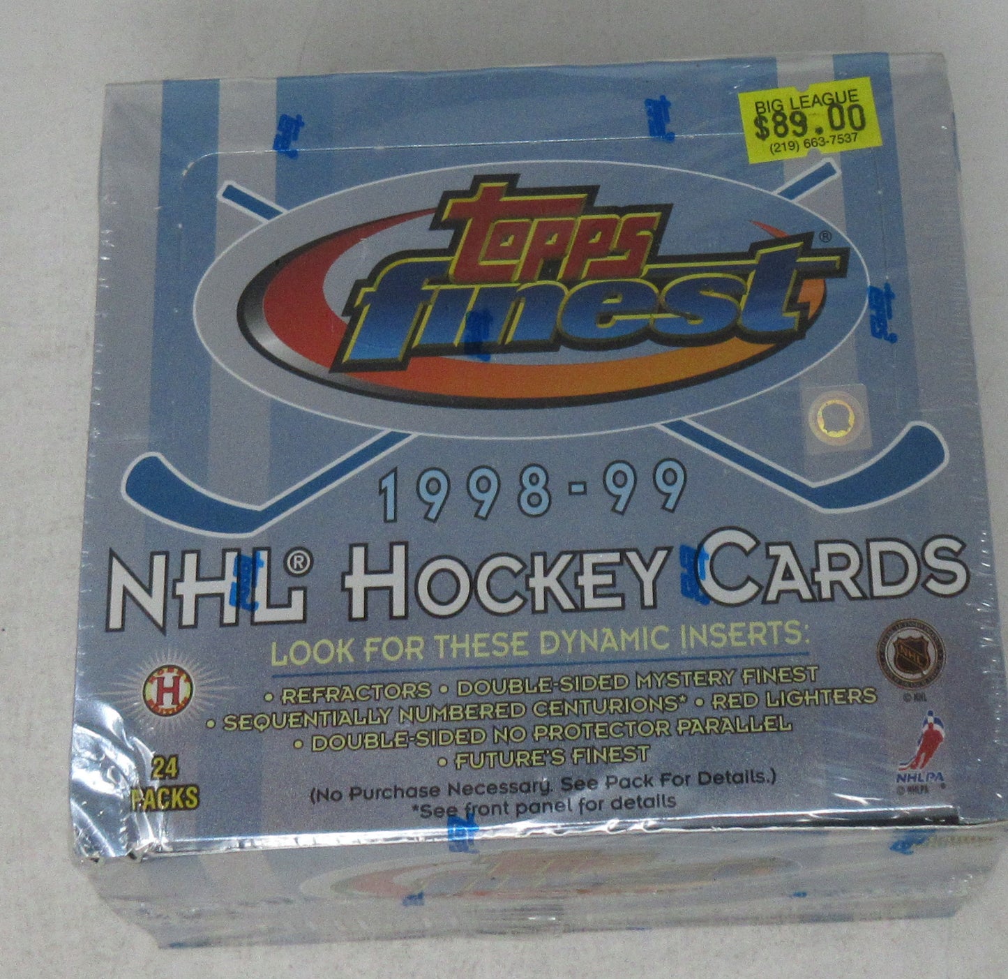 1998/99 Topps Finest Hockey Box (Hobby) (24/6)