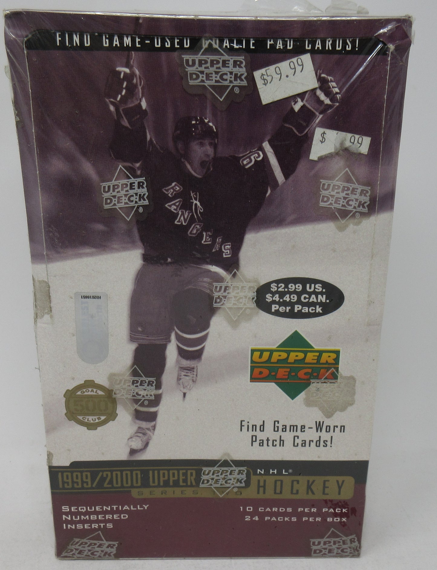 1999/00 Upper Deck Hockey Series 2 Box (Retail) (24/10)