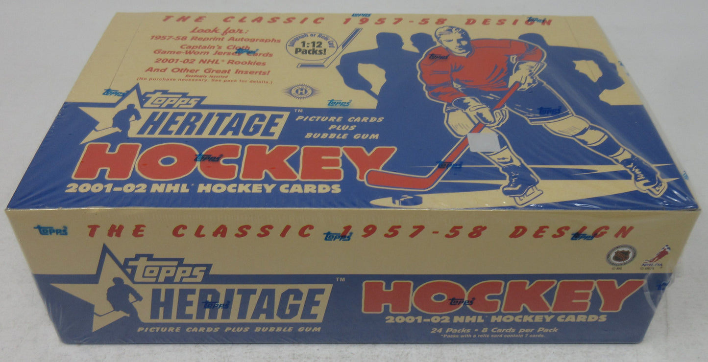 2001/02 Topps Heritage Hockey Box (Hobby) (24/8)