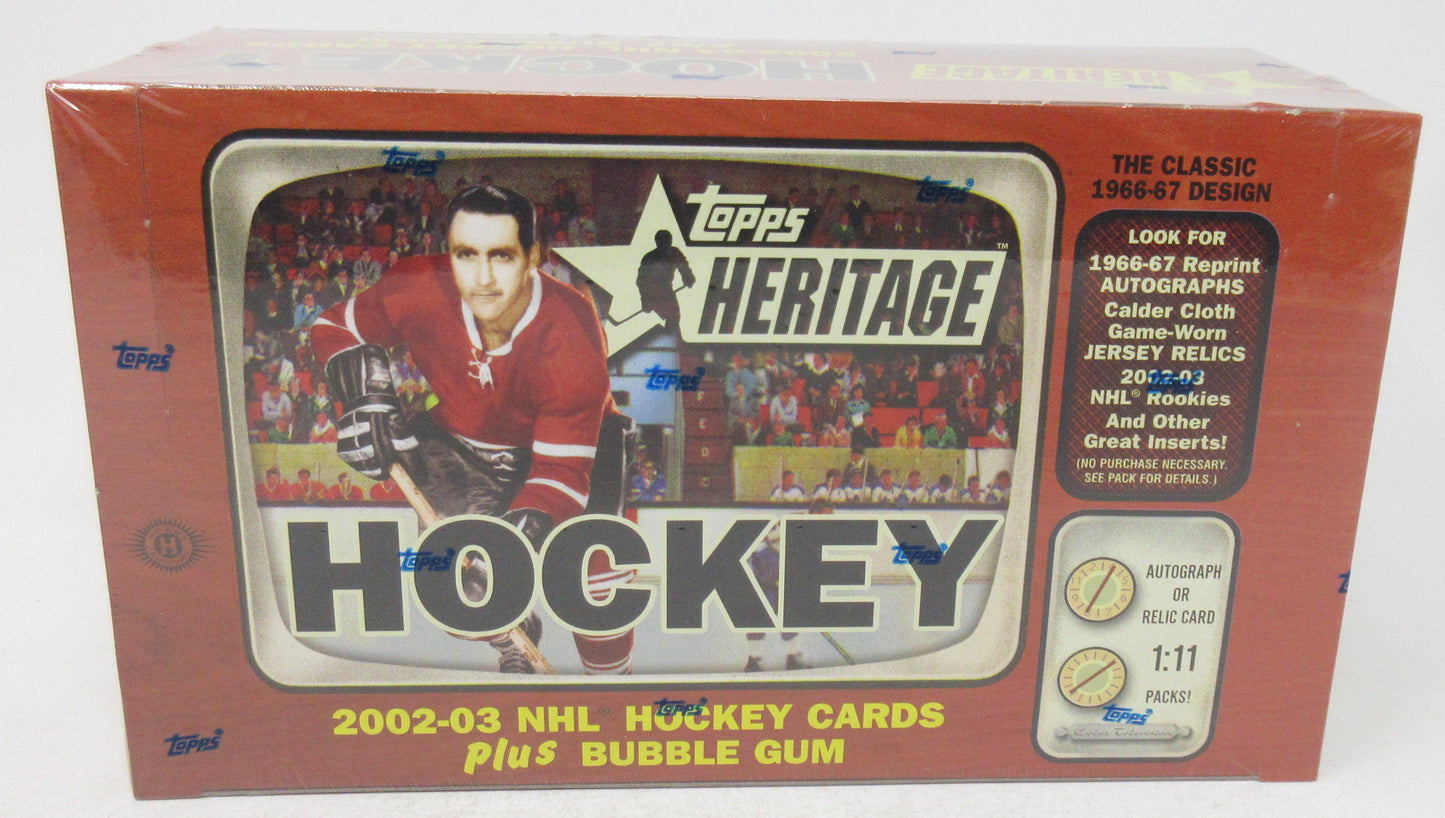 2002/03 Topps Heritage Hockey Box (Hobby) (24/8)