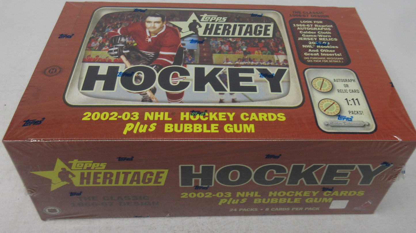 2002/03 Topps Heritage Hockey Box (Hobby) (24/8)