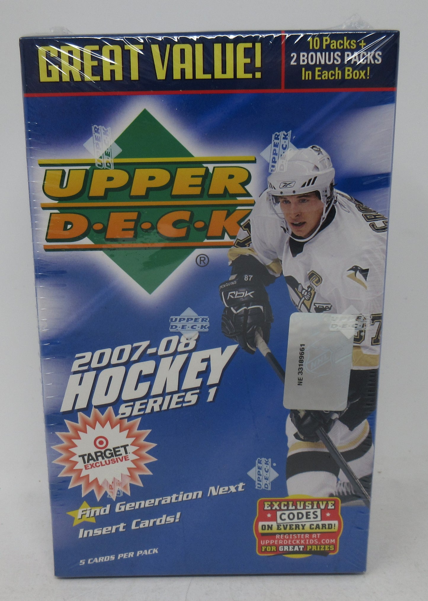 2007/08 Upper Deck Hockey Series 1 Blaster Box (12/5)