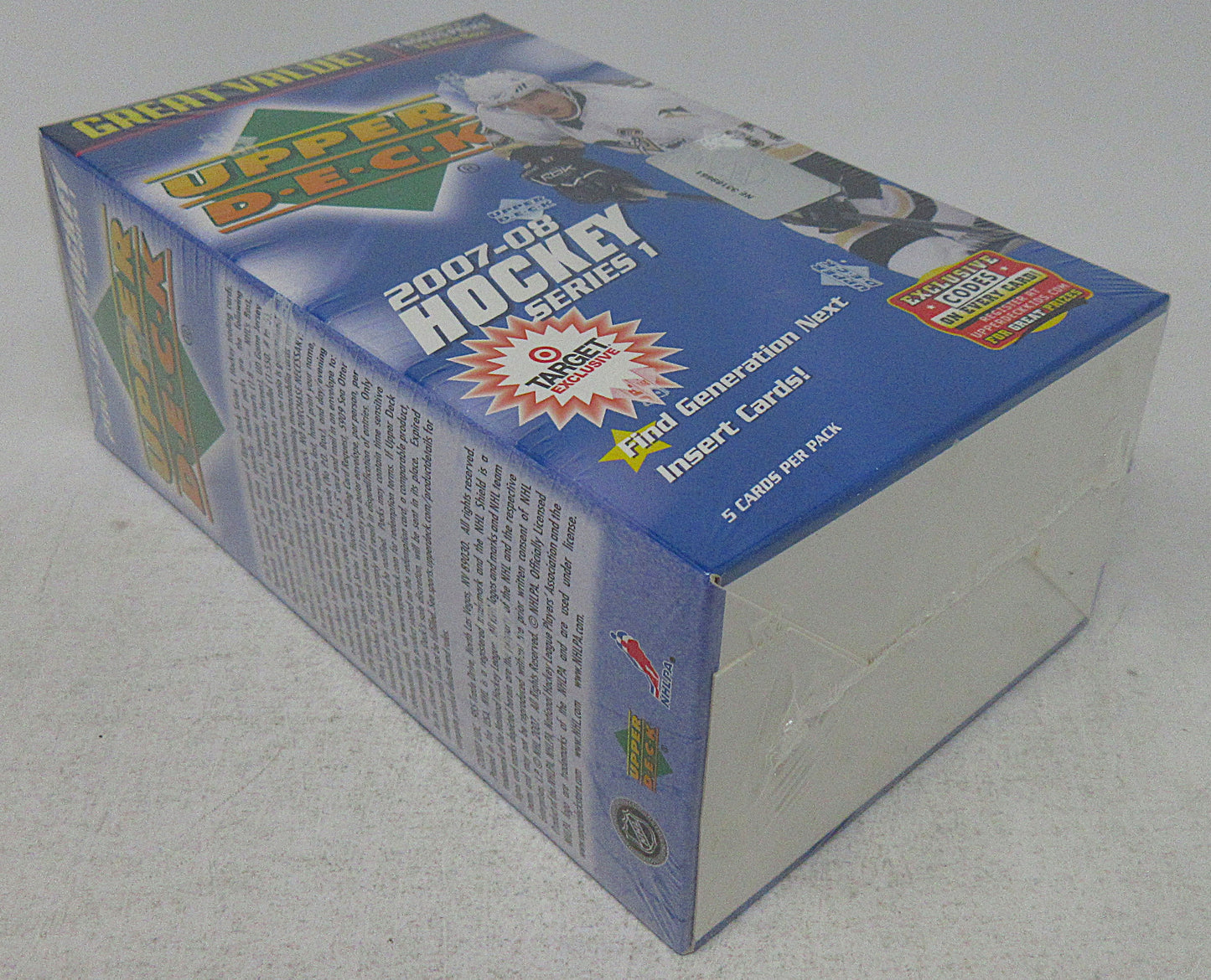 2007/08 Upper Deck Hockey Series 1 Blaster Box (12/5)