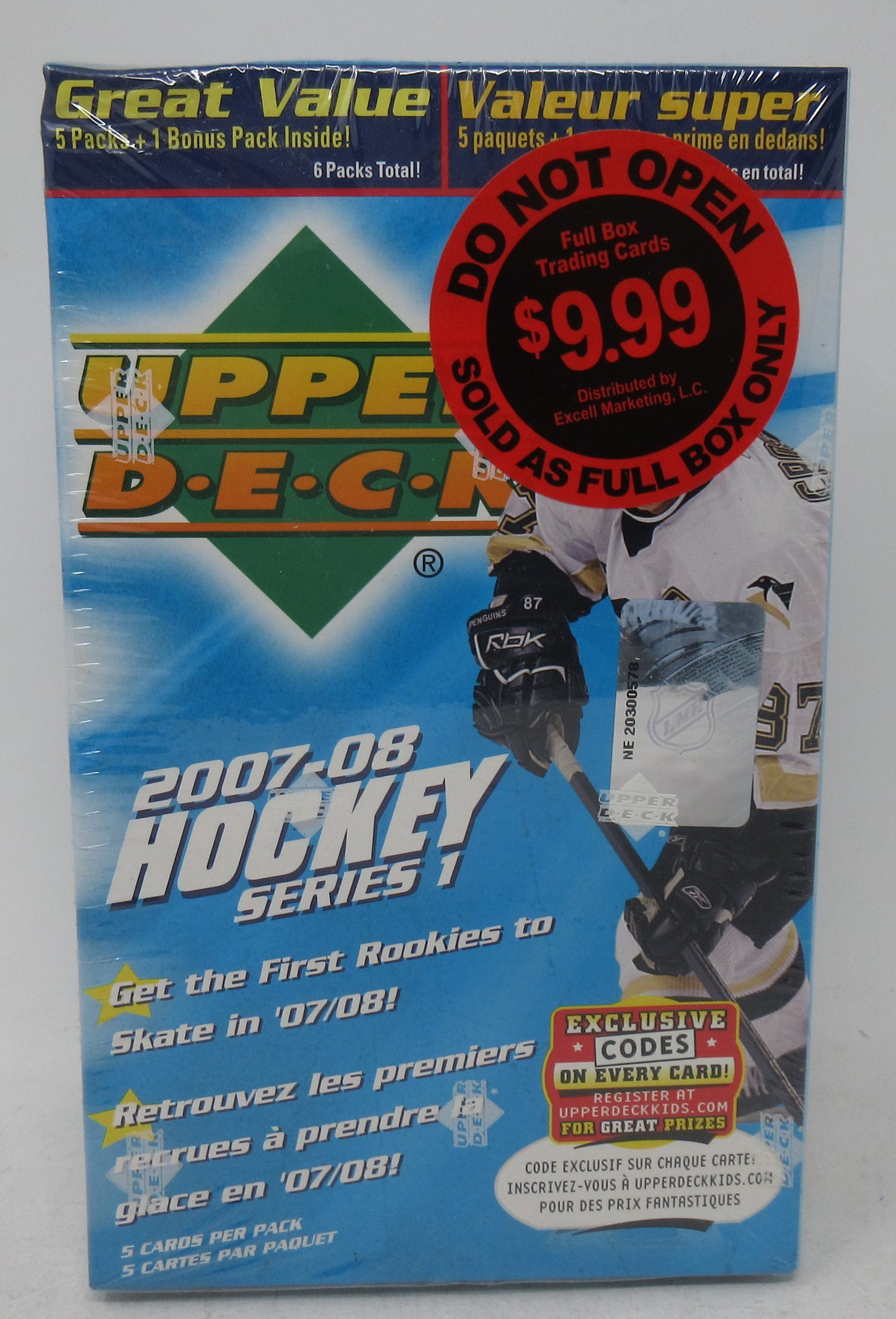 2007/08 Upper Deck Hockey Series 1 Blaster Box (6/5)