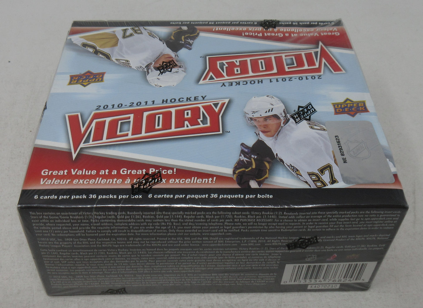 2010/11 Upper Deck Victory Hockey Box (Hobby) (36/6)